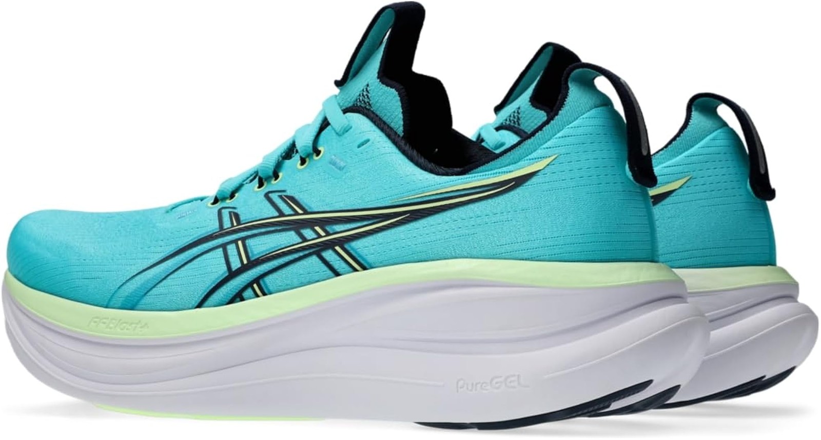 ASICS Men’s Gel-Nimbus 28 Running Shoes, 12.5, Energy Aqua/Midnight – Energy Aqu