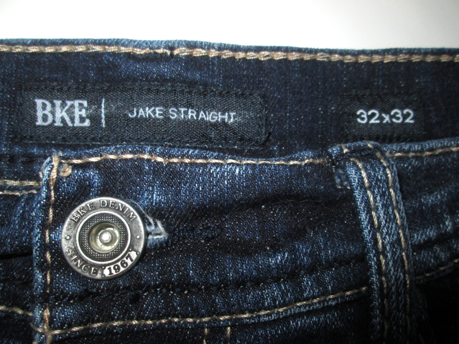 BKE Jake Straight Stretch Jeans Men’s Tag Size 32×32
