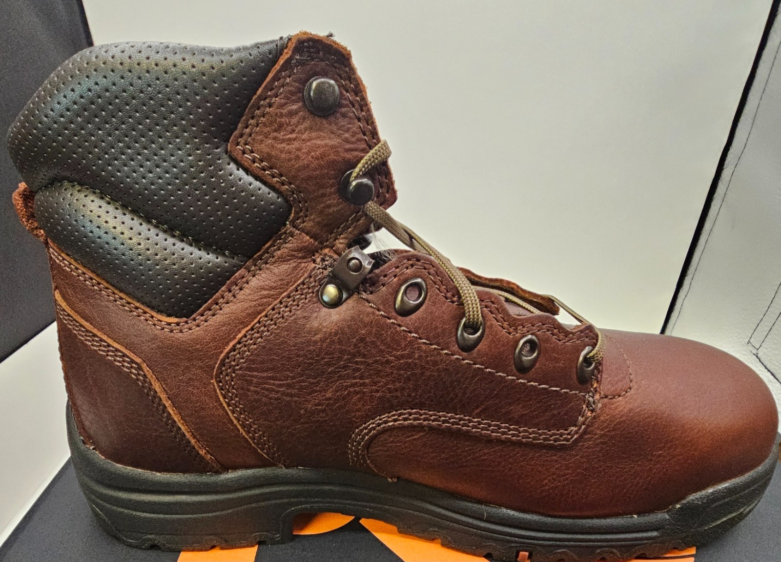 Timberland PRO Titan 6″ Alloy Safety Toe Work Boots Brown Leather Men’s Size 11