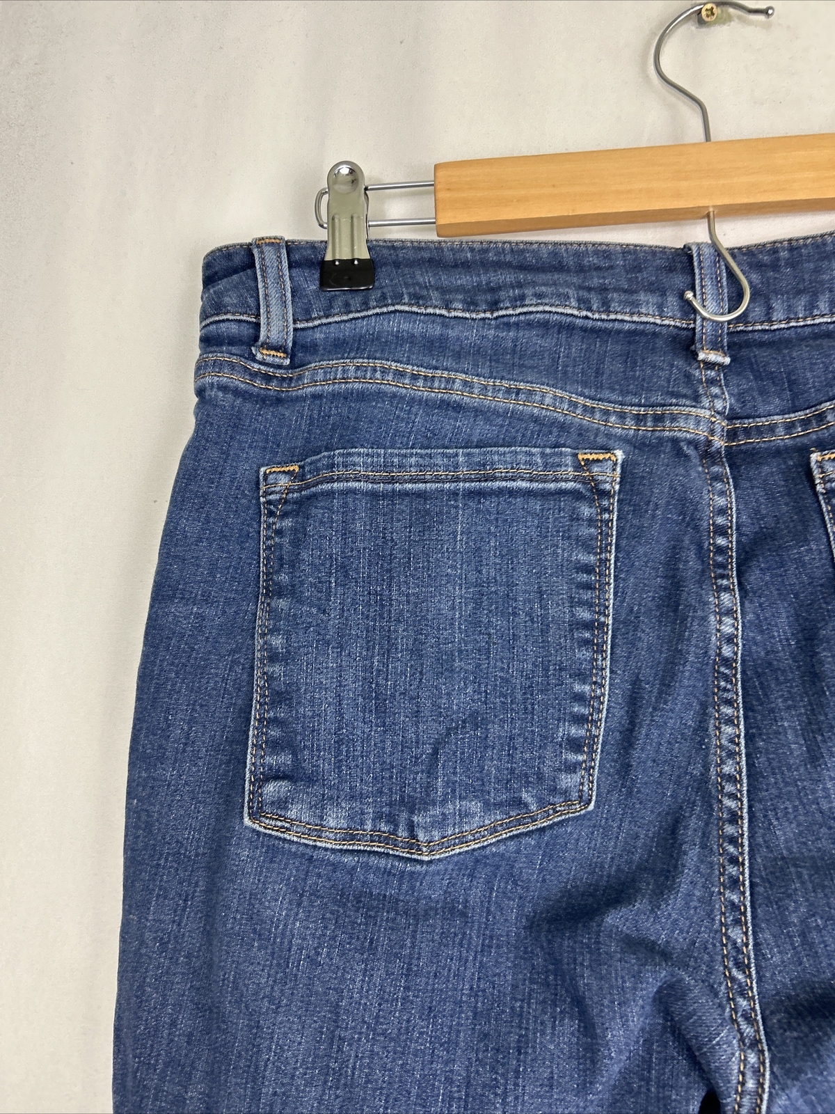 LL Bean Jeans Womens 12reg Classic Fit Stretch Denim Medium High Rise 504930