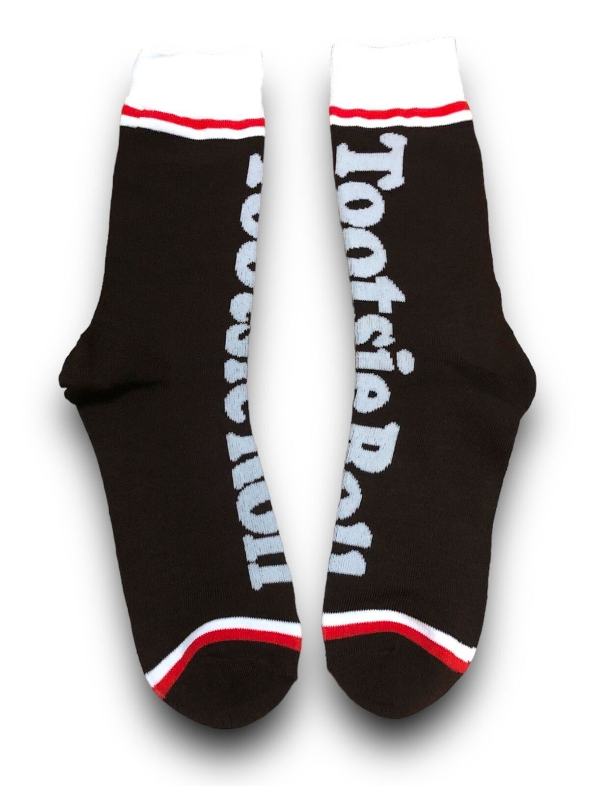 Tootsie Roll “Re-usable Bank” Men’s Crew Socks – (2 Pairs) (6.5-12)