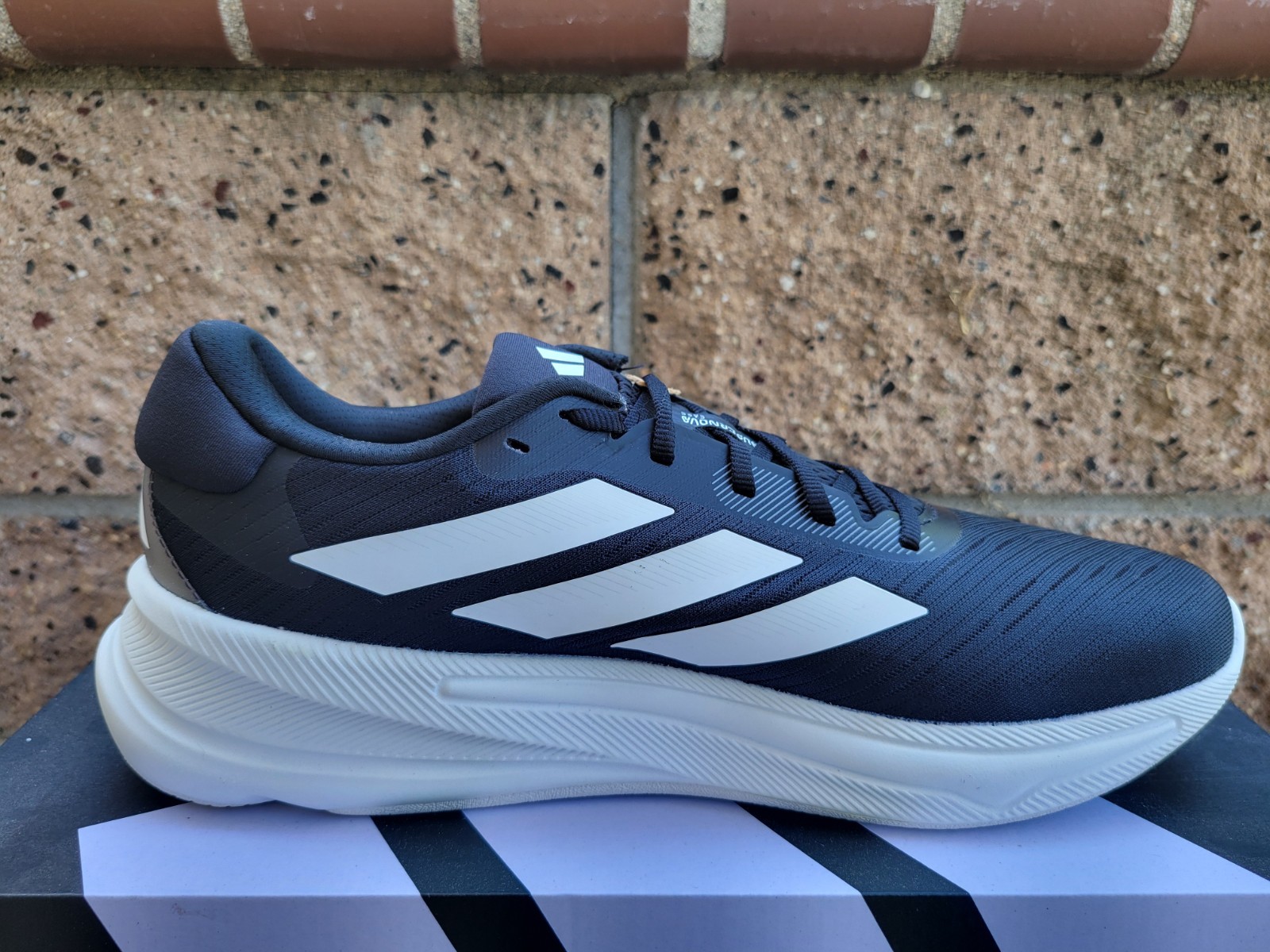 Adidas Supernova Ease M Shoes Men’s Size 11.5 Core Black White Charcoal JI1426