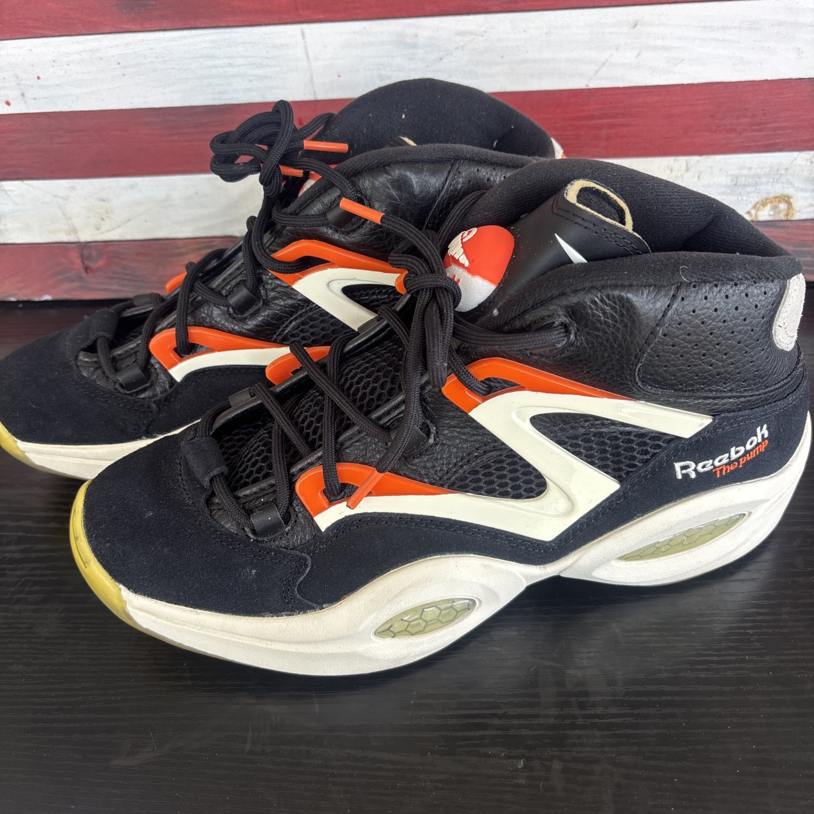 Reebok Question ‘Pump Omni Lite’ Basketball Sneakers H06496 Mens 11 ‘The Pump’