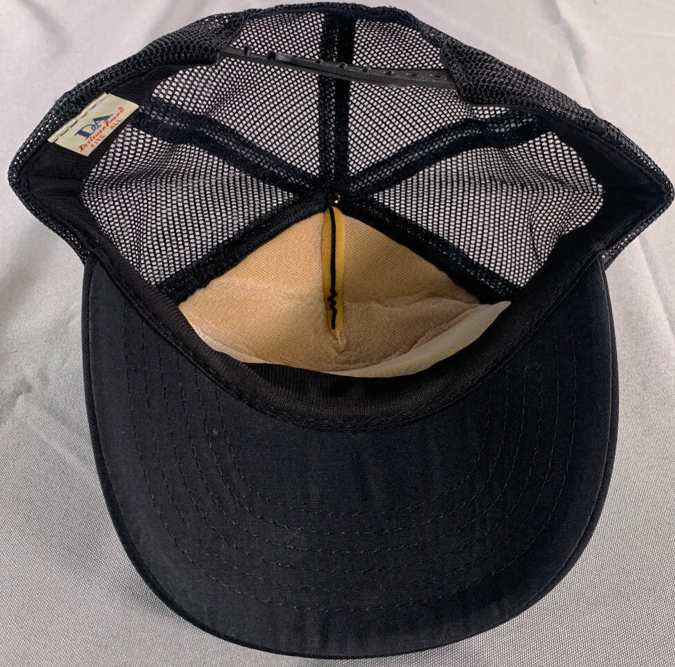 VTG Designer Award Sniper Black Mesh Snapback Trucker Hat Patch