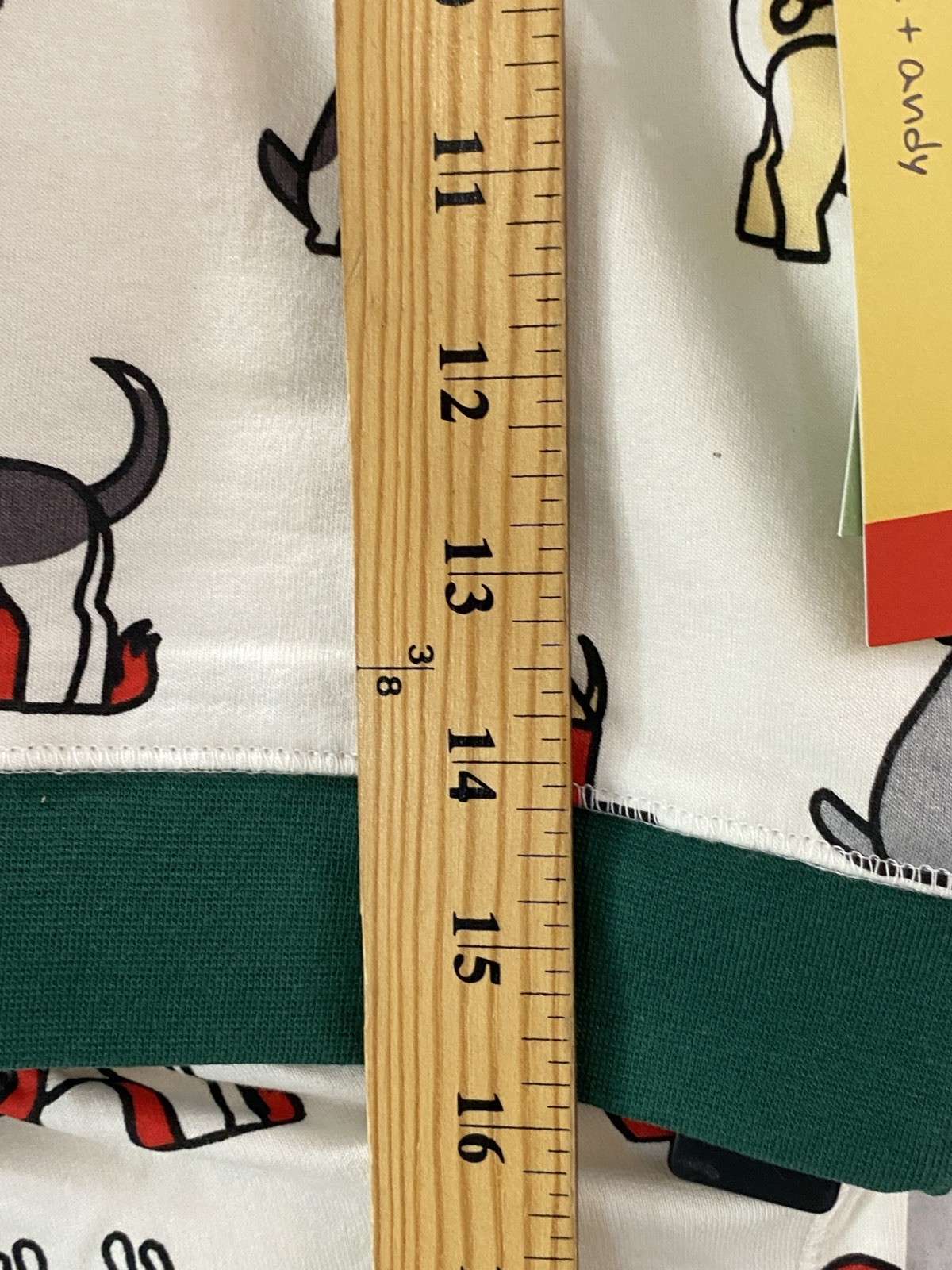 M+A Monica+Andy Organic Cotton 2 Piece Fleece Outfit Dogs Kids 2T 3T Christmas