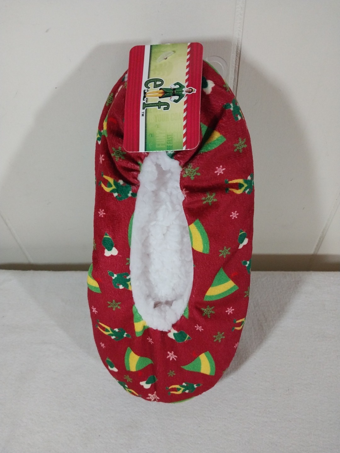 Buddy Elf Slipper Socks Womens Slippers S/M NEW