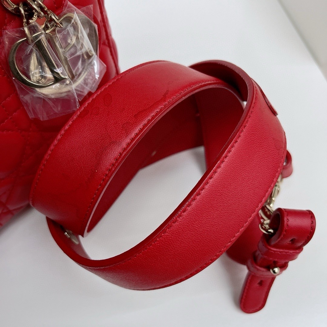 Dior Pre-Owned Authentic Lady Dior Top Handle 20*17*88 Free Tracked Shipping