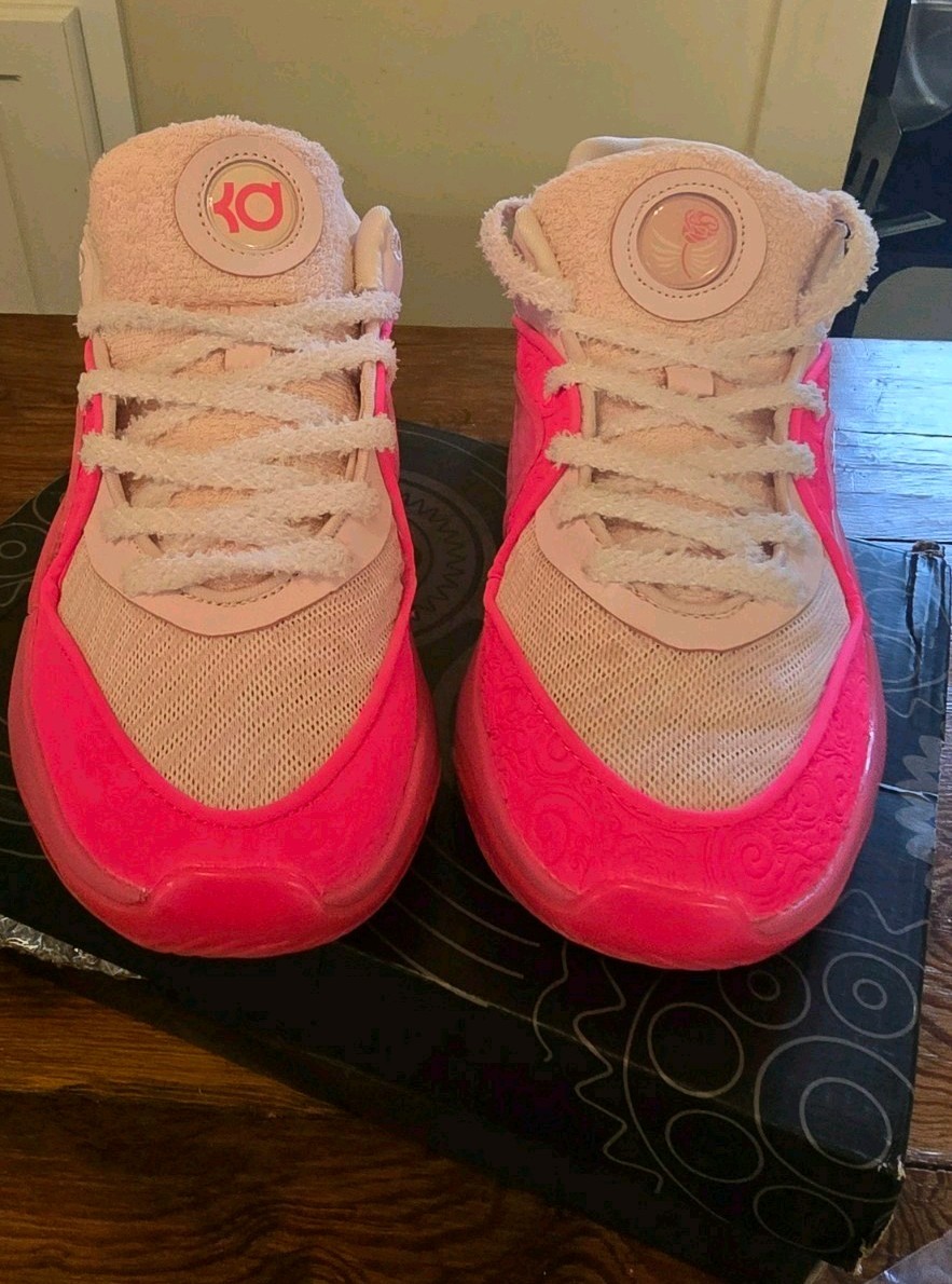 Nike KD 16 NRG Low Aunt Pearl Pink White Men’s Basketball Shoes FN4929-600