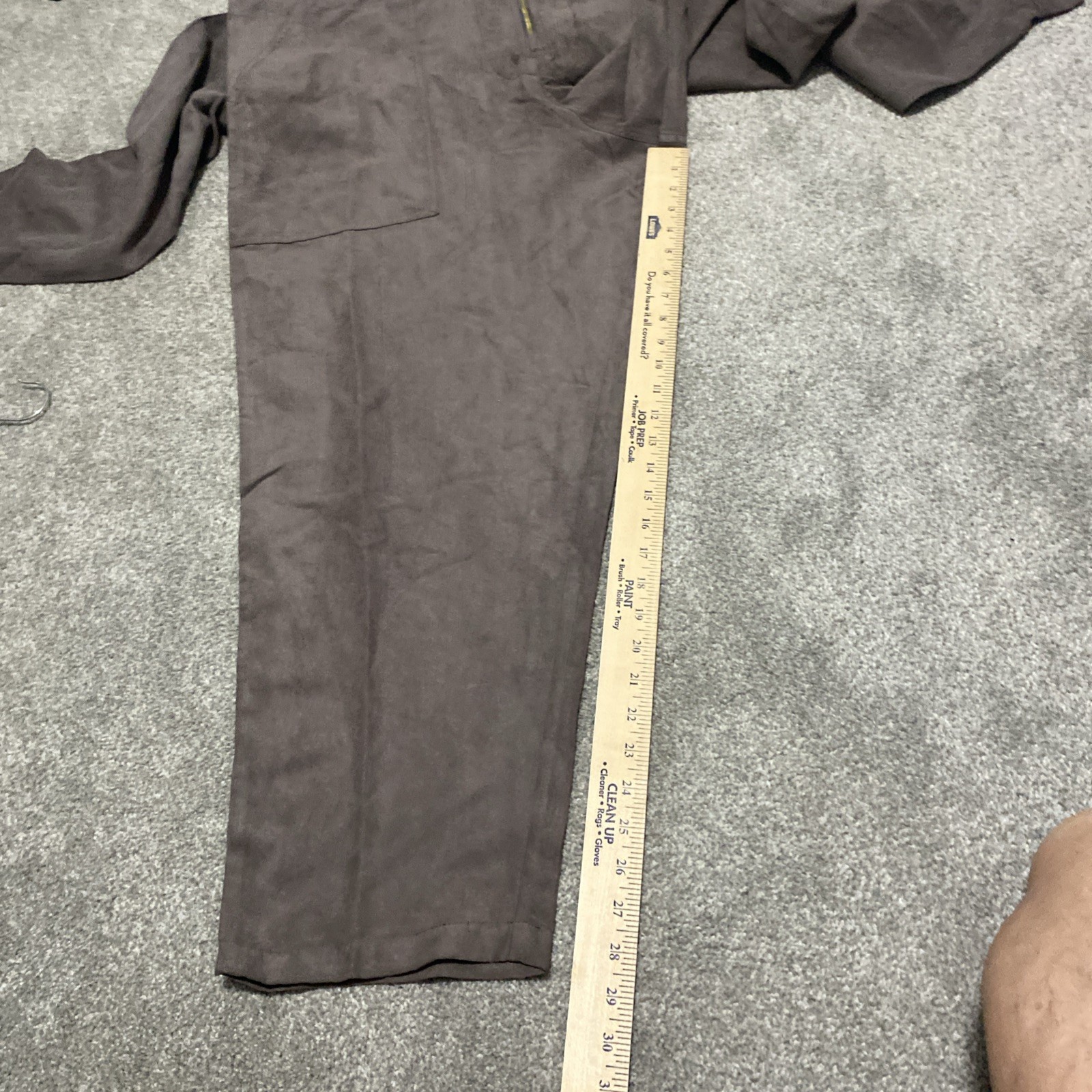 Houston White x Target Brown Faux Suede Flight Jumpsuit Size L