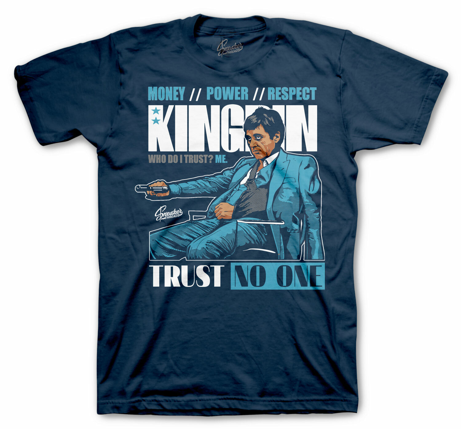 Shirt To Match Jordan 13 Obsidian Shoes – Trust Issues Sneaker Tee