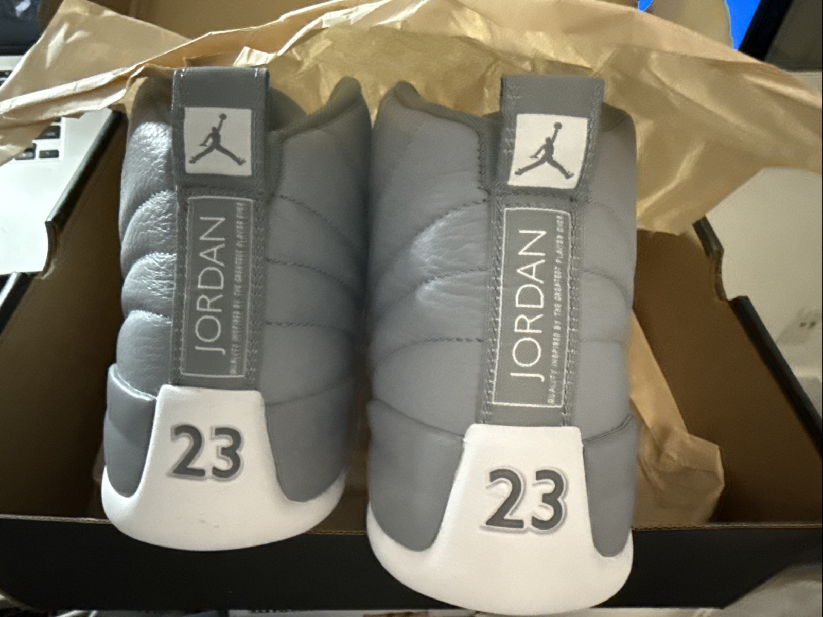 Nike Air Jordan 12 Retro Stealth 153265015 Size US9.5 Ct8013015 Deadstock