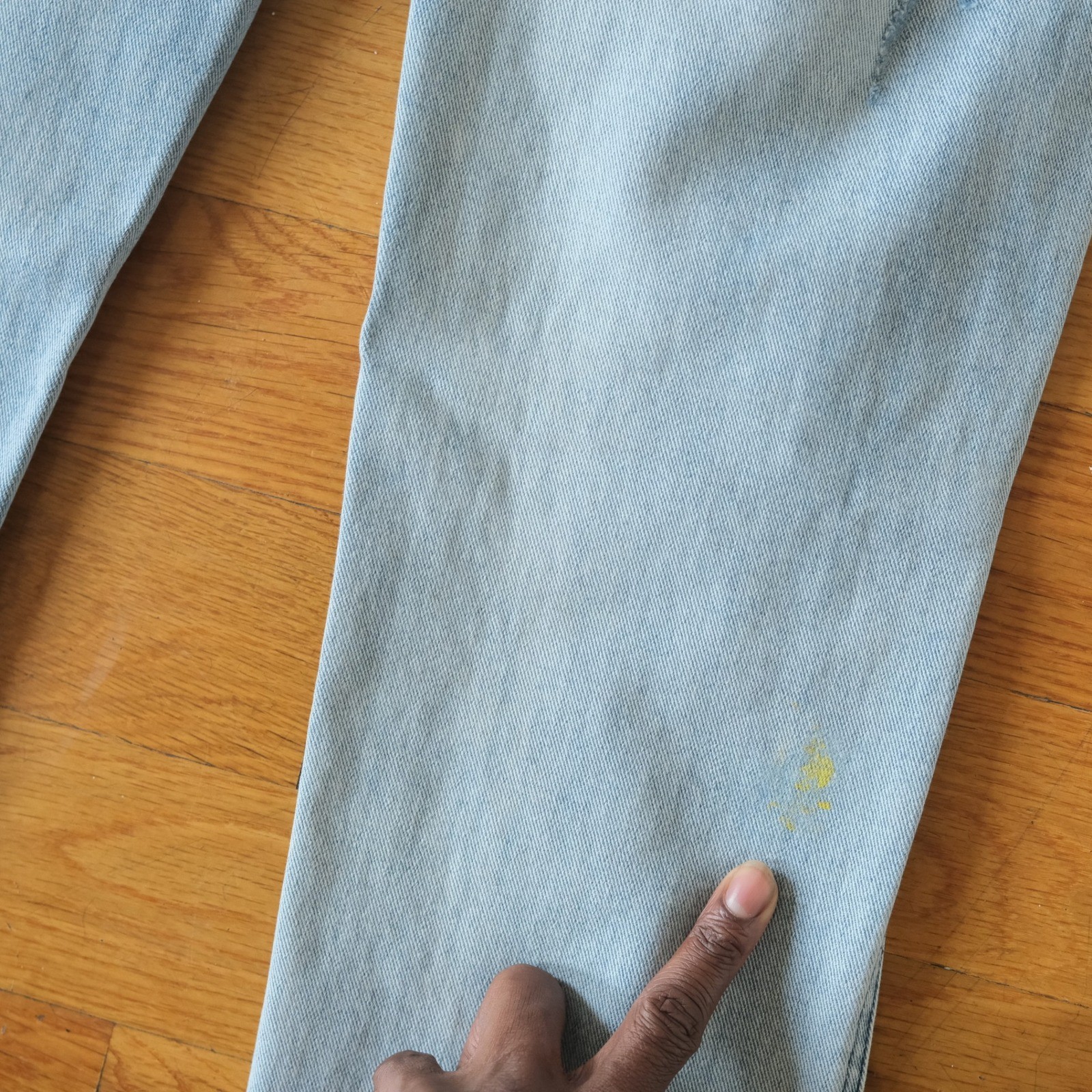 Ksubi Van Winkle Jeans Mens Light Blue Distressed Trashed Dreams 36 Slim