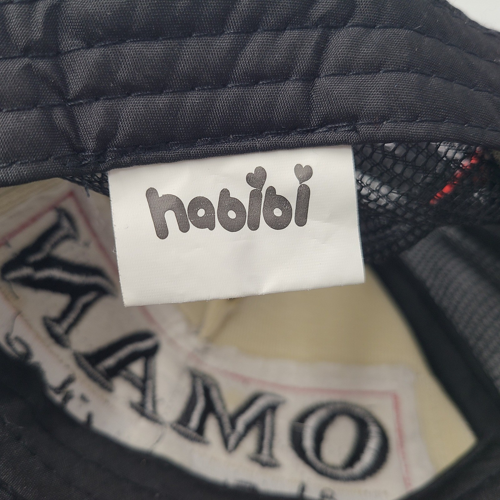 Habibi Hat Snapback Trucker Mesh Black Orange Oman Patch Travel Souvenir Men