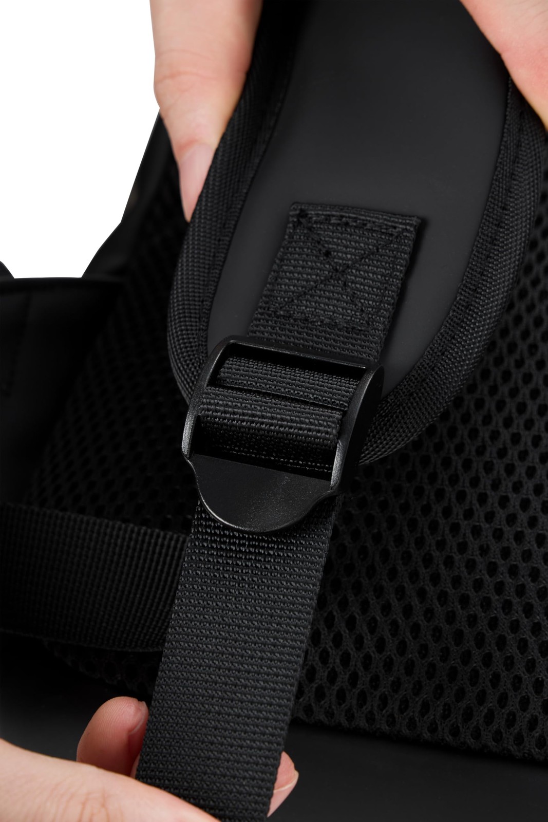 Roll Top Laptop Backpack for Men Women, PU Leather Expandable Roll Up Backpac…