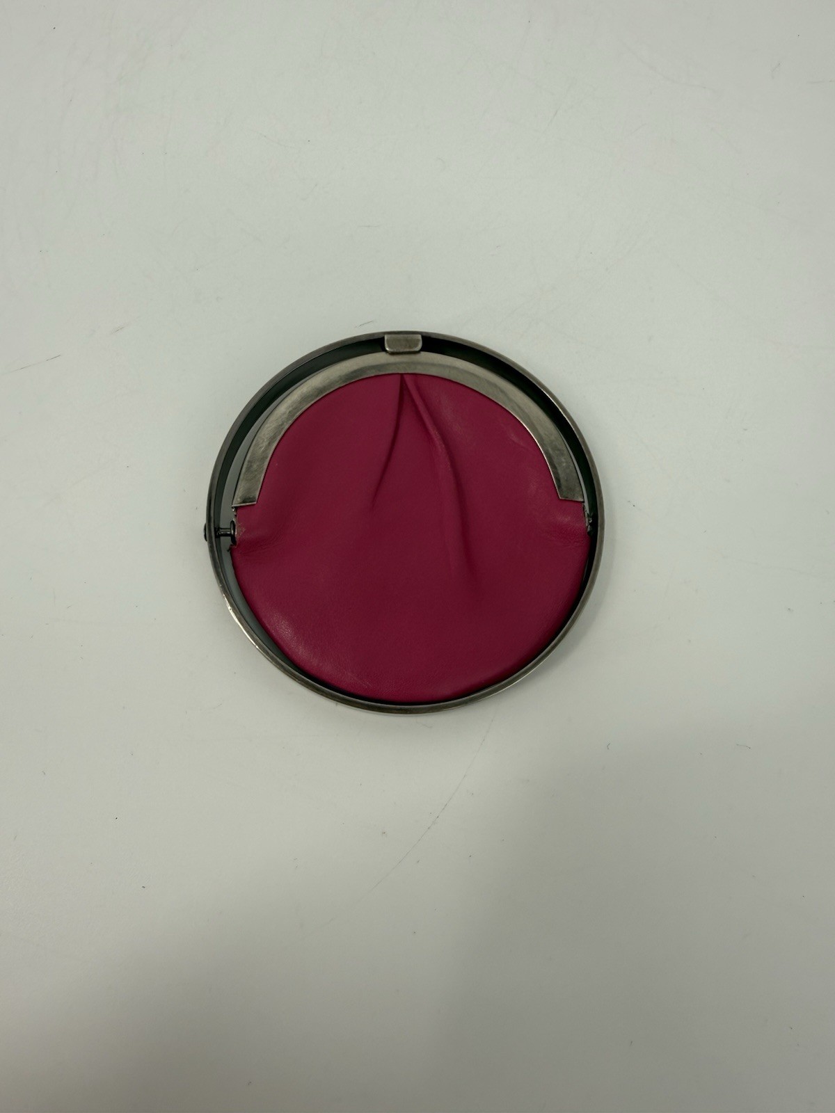 Tumi Pink and Blue Coin Purse Pouch Wallet Preowned Good Condition See Pics