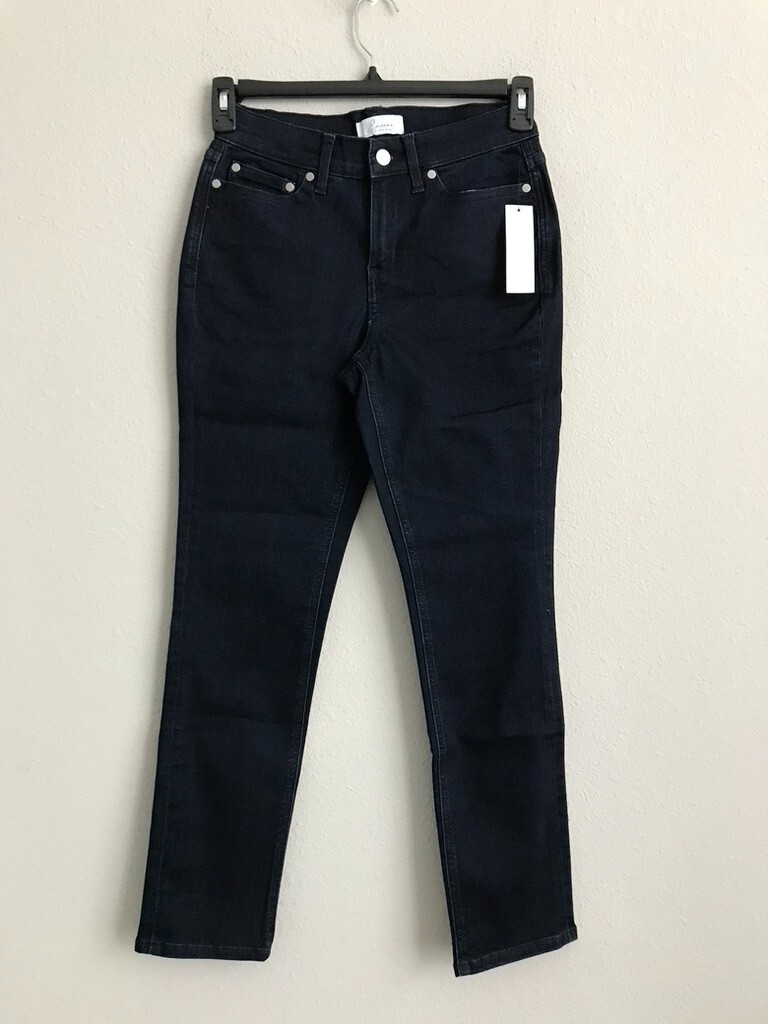 Encore by Idina Menzel Regular Skinny Ankle Jeans – Rinse Wash (Sz 2) a516301