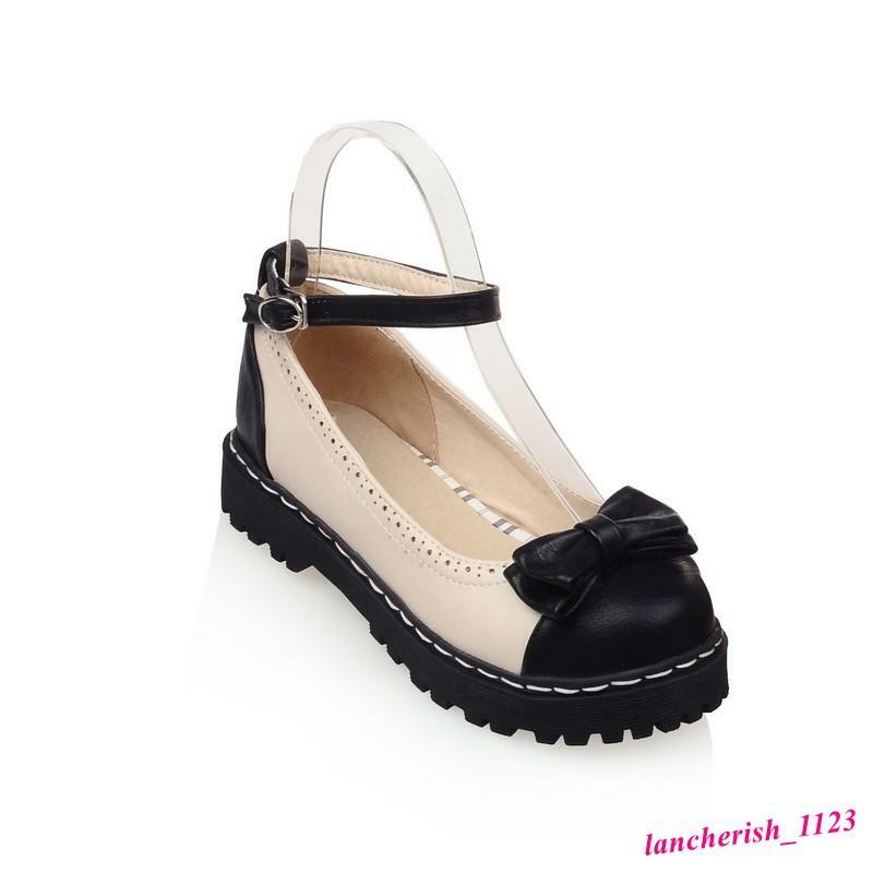 Bowknot Women’s Mary Jane Shoes Lolita Round Toe Casual Sweet Fashion Formal OL