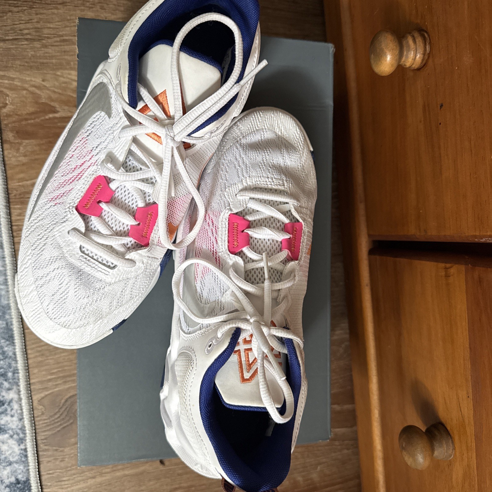 Size 6 – Nike Giannis Immortality 2 White Deep Royal