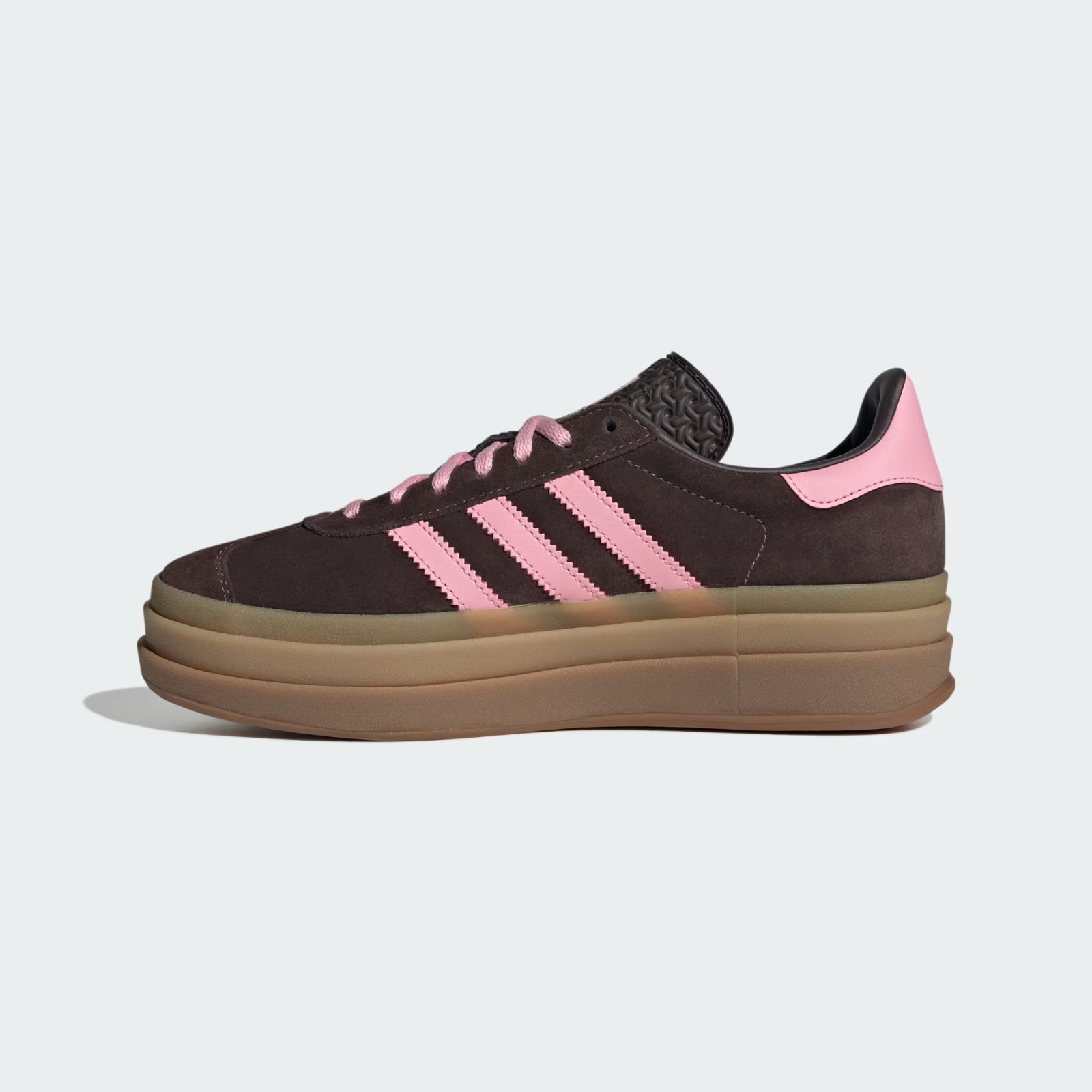 Adidas Originals Gazelle Bold Womens Casual Shoes IH6786 Aurora Coffee Pink 7