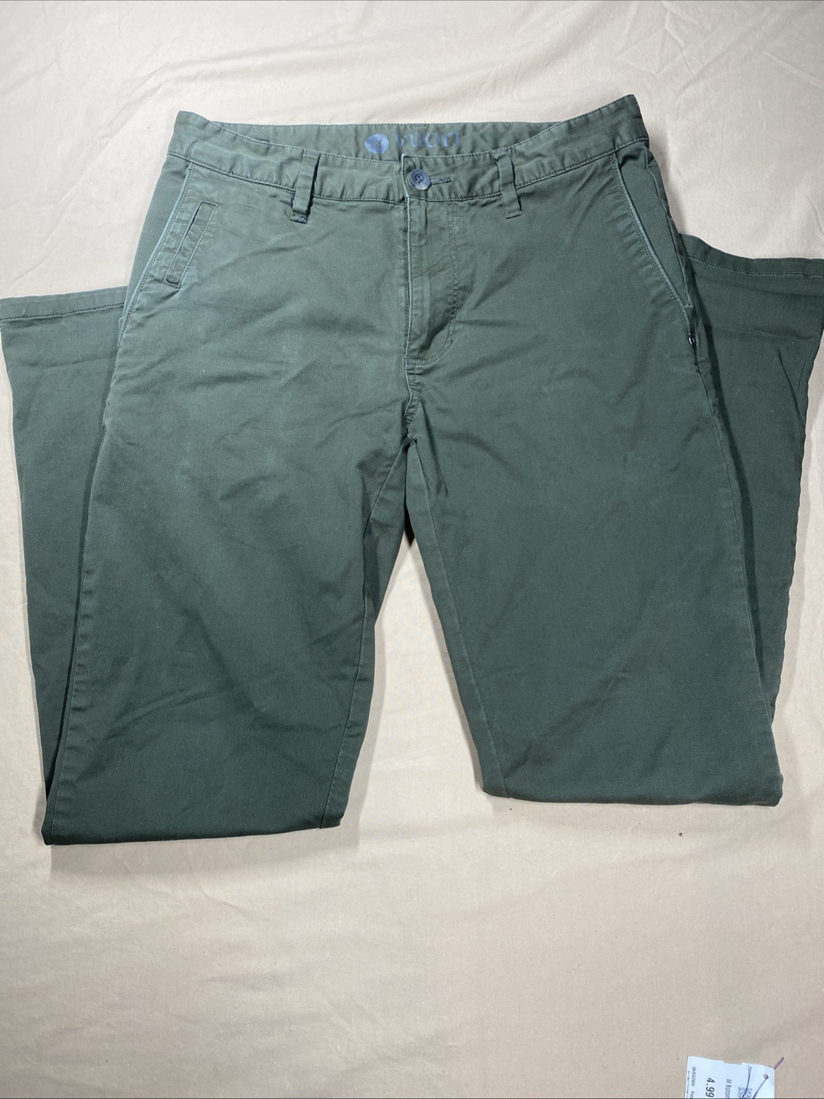 Vuori Pants Trousers Women’s 30×29 Khaki Olive Green Tapered