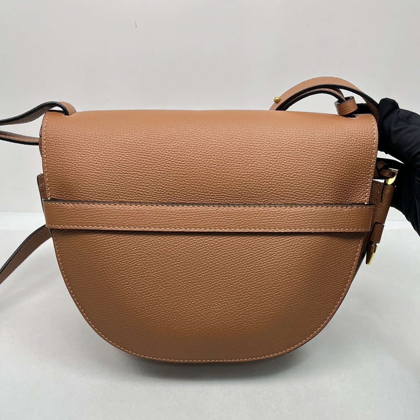Loewe Pre-Owned Authentic Saddle Bag Caramel Free Tracked Shipping