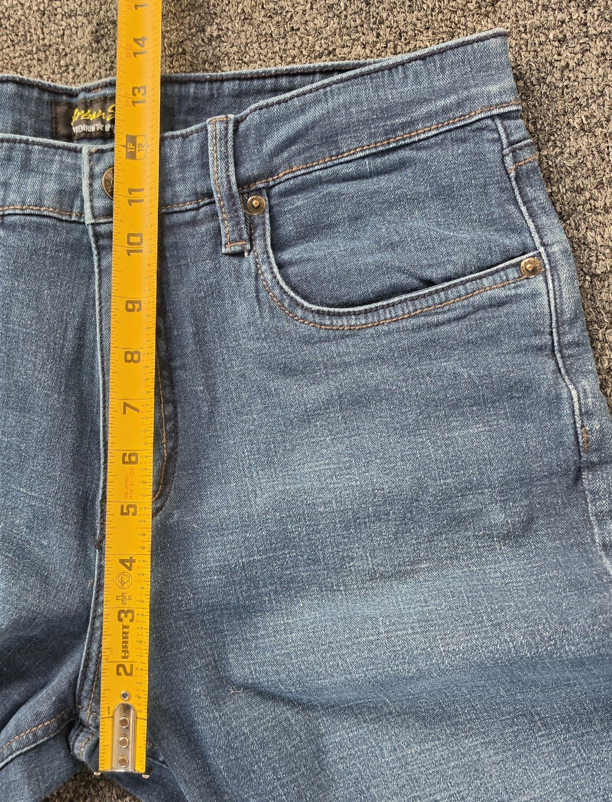 Urban Star Men’s Relaxed Fit Jeans Blue Stretch Straight Leg 32×30 New NWT