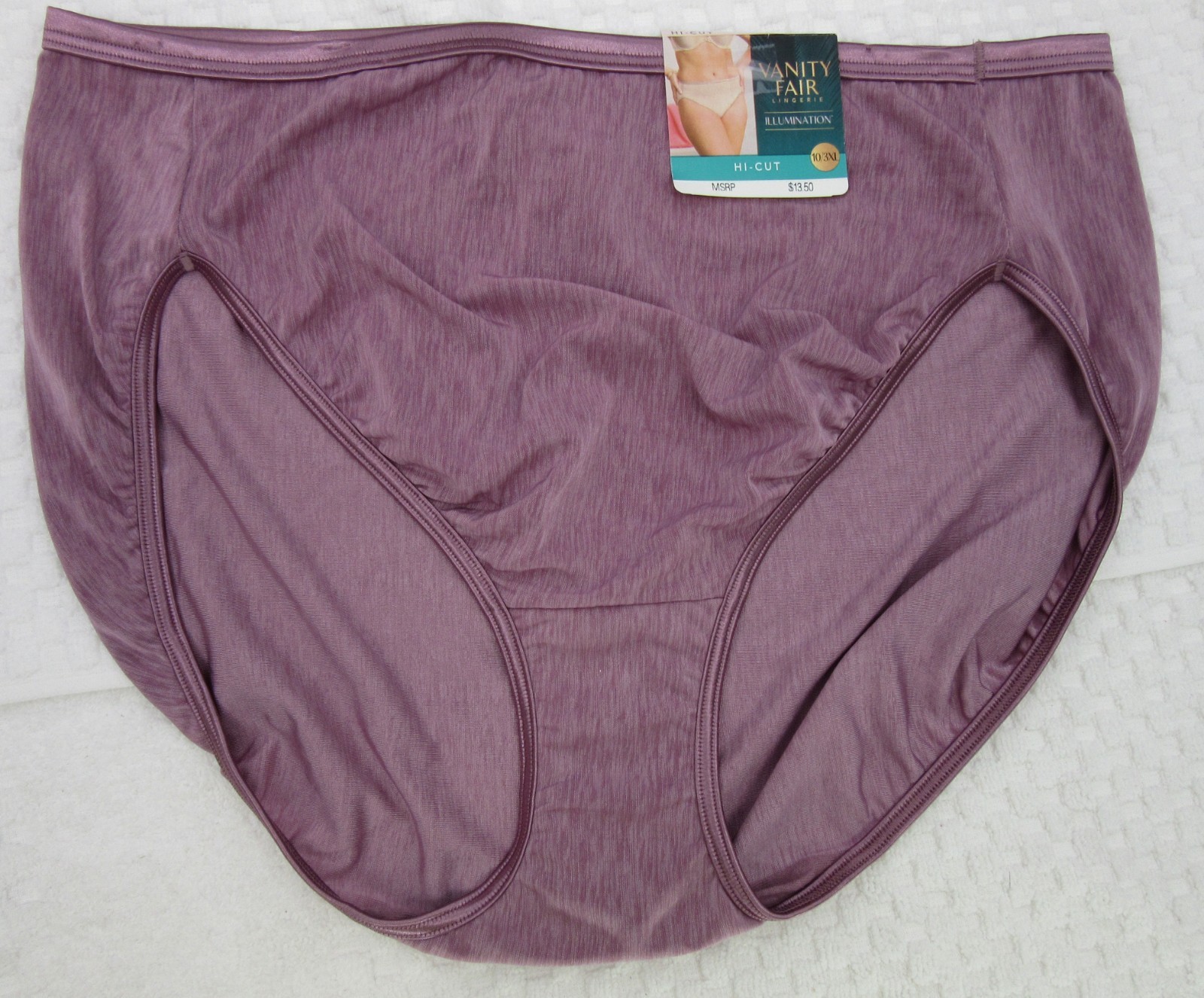 NWT set/3 VANITY FAIR ILLUMINATION HI CUT 13108 MAUVE MIST COSMO GDN STEELE BLUE