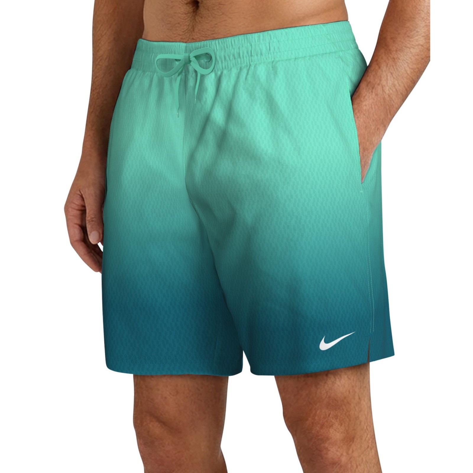 $60 Nike Men’s Ombre Brief Lined Swim Trunks-NESSG534448-Green Abyss-Medium-New