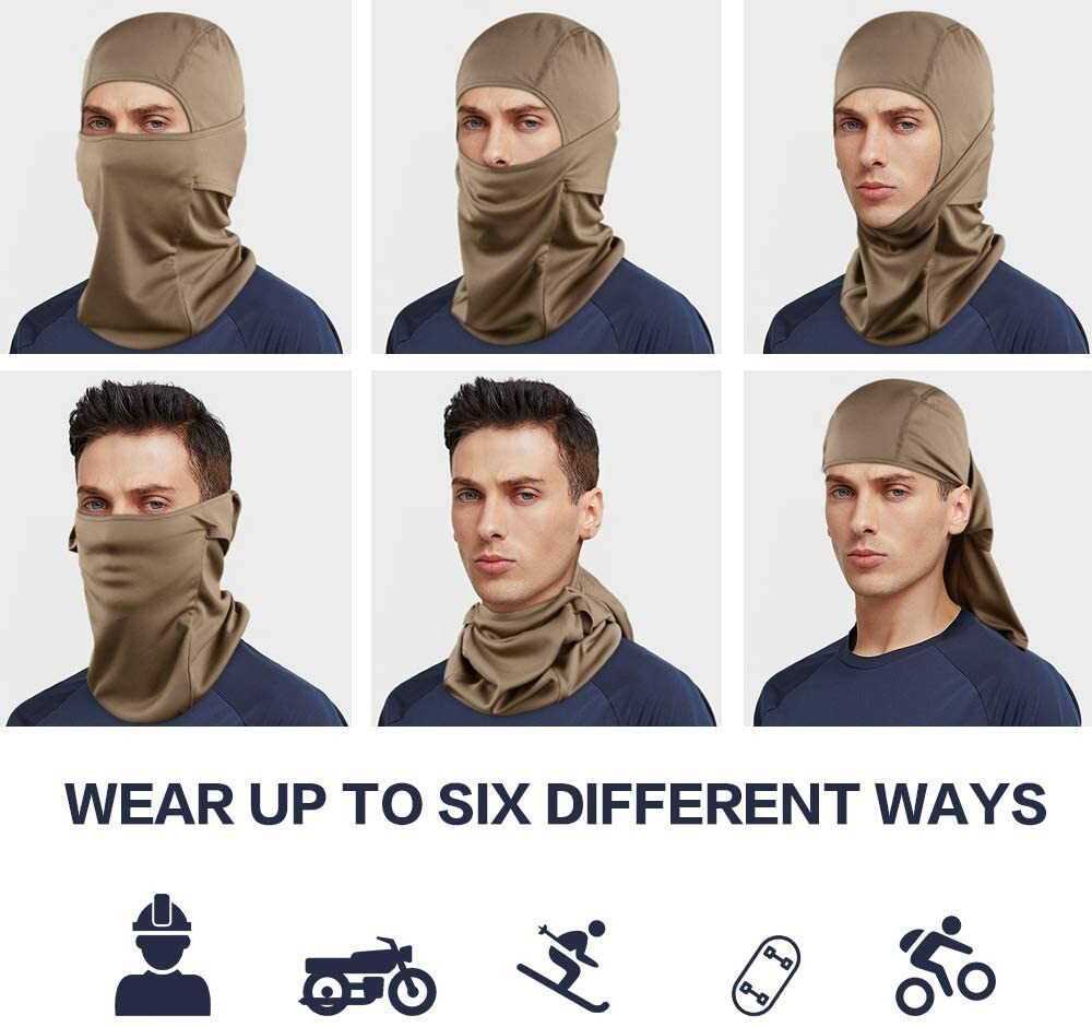 Balaclava Full Face Mask Breathable for Riding Motorcycle UV Protection Sun Hood