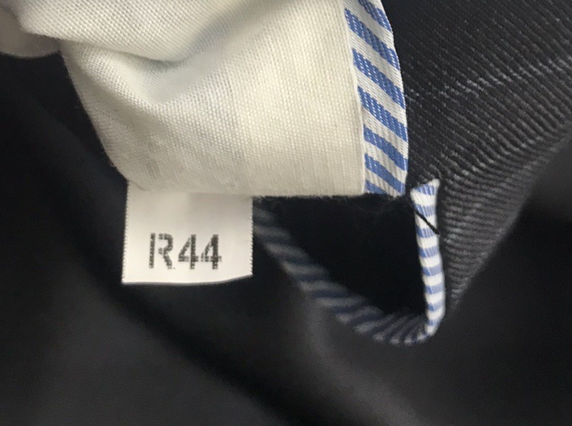 Tommy Hilfiger Regular Fit Wool Suit Gray Striped 44R 38×29