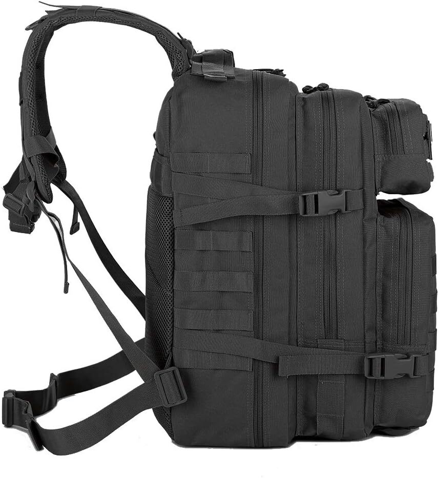 45L Large Military Tactical Backpack Army 3 Day Assault Pack Molle Bag Rucksack
