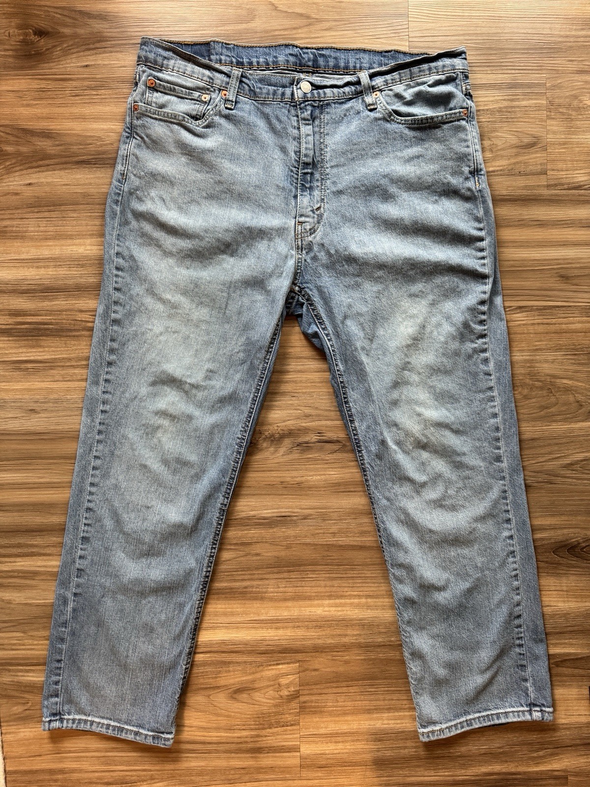 Levi’s 541 Athletic Taper Jeans Men’s 40×30 Light Wash Stretch Denim Blue