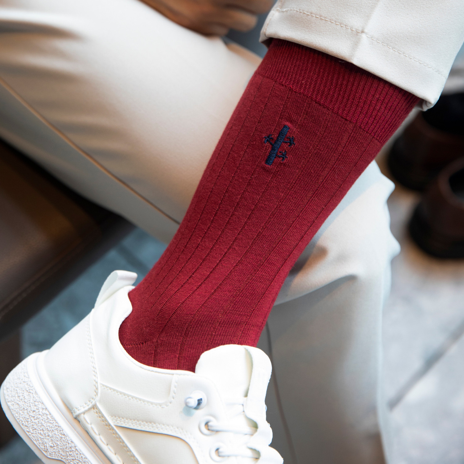 Luxury Bamboo Rayon Ribbed Mens Dress Socks Multipack Work Office