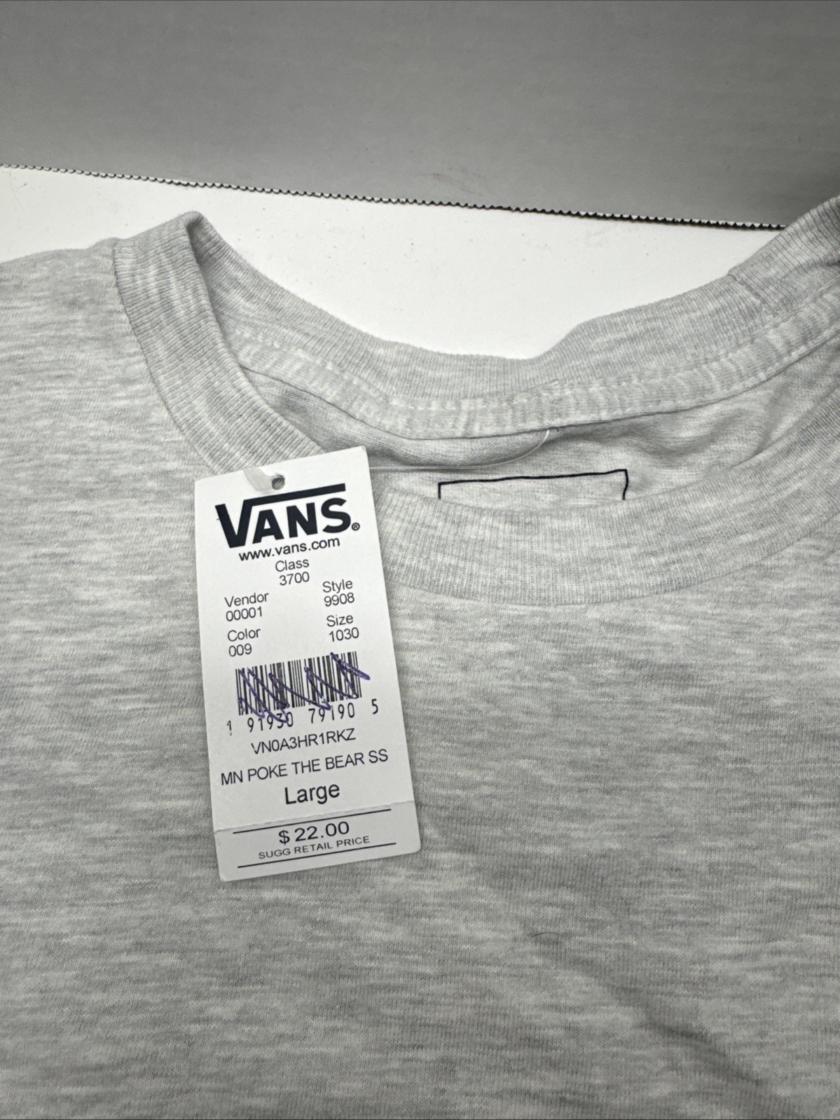 Vans Men’s Poke The Bear Short Sleeve Shirt Large