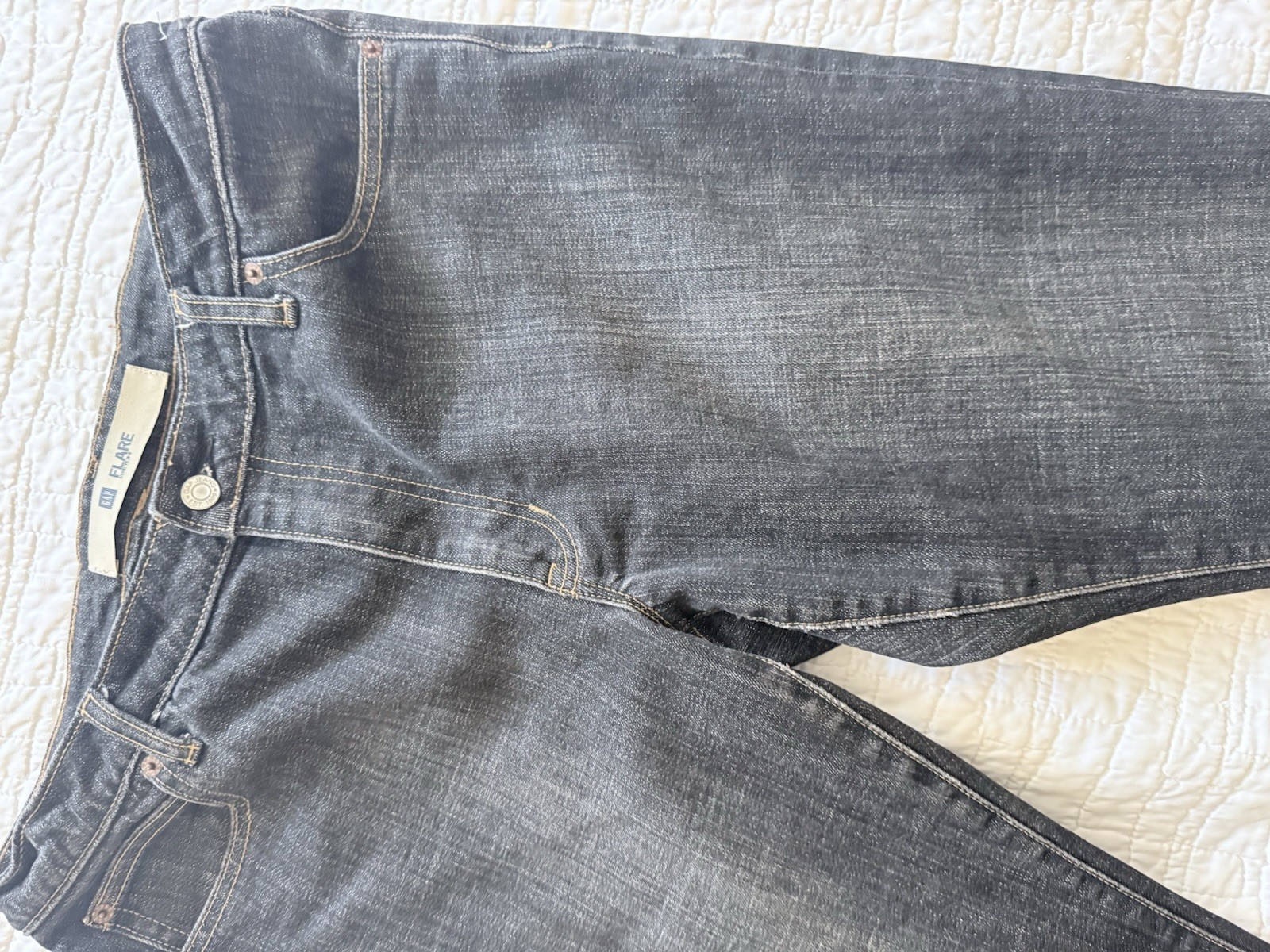 Vintage flare denim jeans