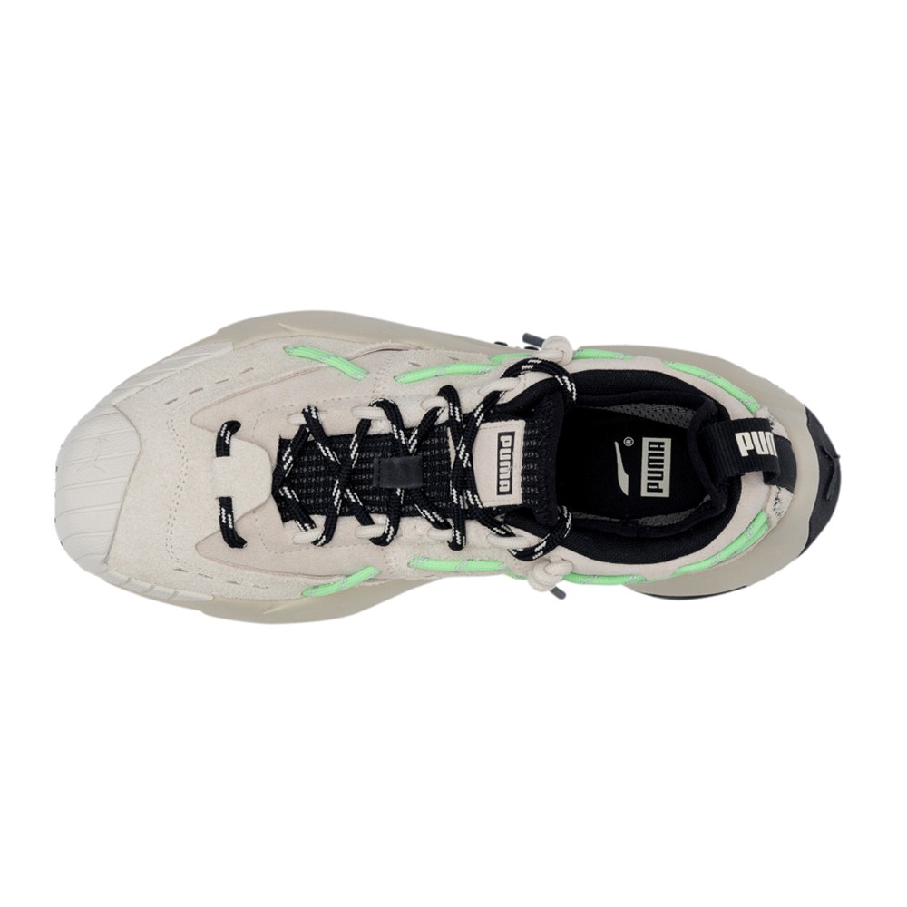 PUMA Plexus Elektro Green Mens Beige Sneakers Casual Shoes 39045601