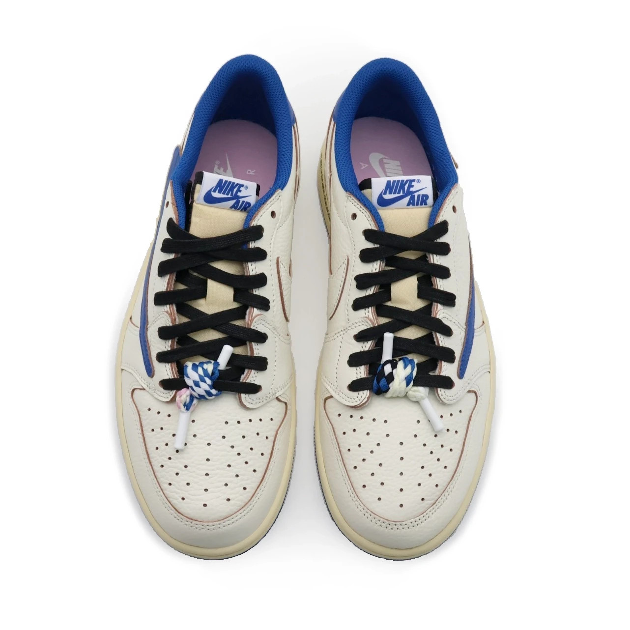 DM7866-104 Travis Scott × fragment design × Nike Air Jordan 1 Low (Men’s)