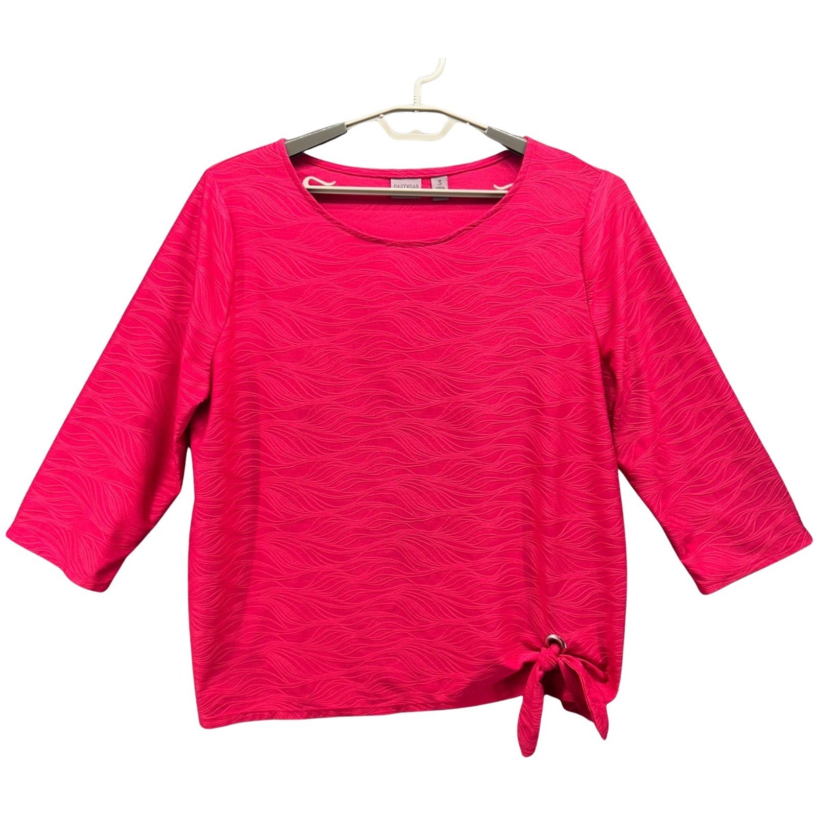 Chicos Womens Blouse Size XL Easywear Stretchy Comfy Oversized Wrinkle Resistant