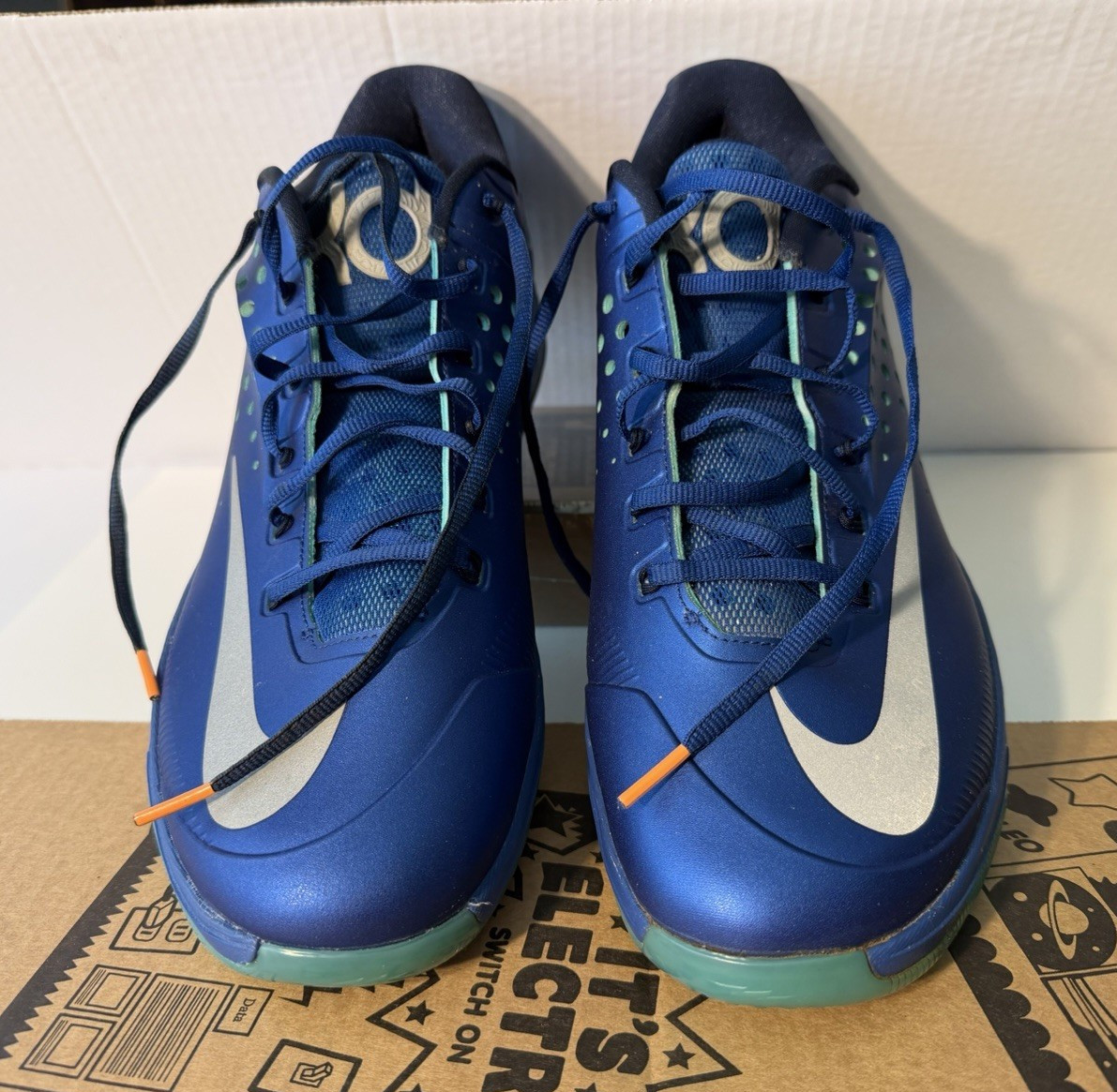 Nike KD 7 Elite “Elevate” Low Top Lace Up Basketball Sneakers 724349-404