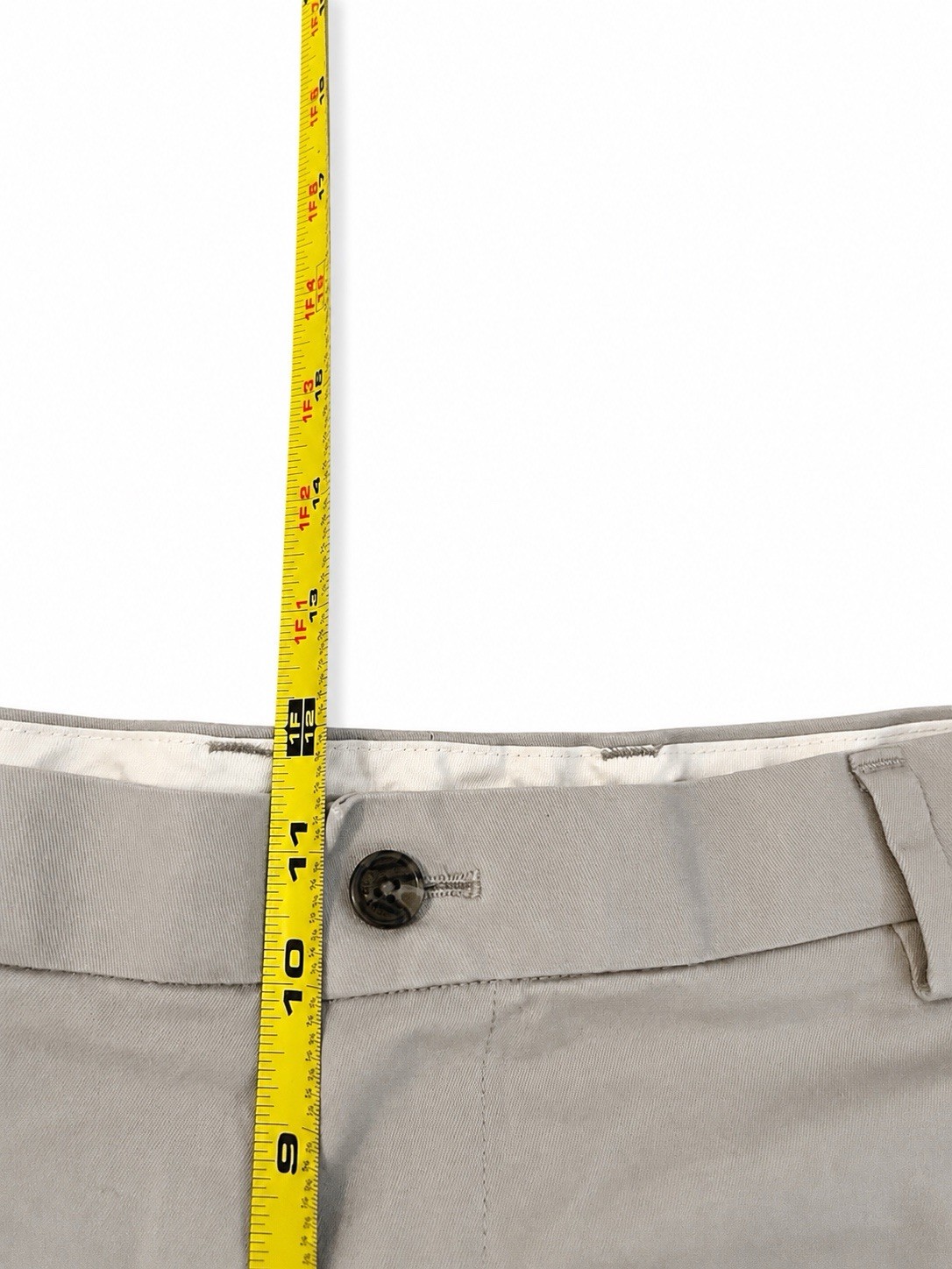 Brooks Brothers Clark Fit Chino Pants Mens 42×30 Beige Stretch Flat Front
