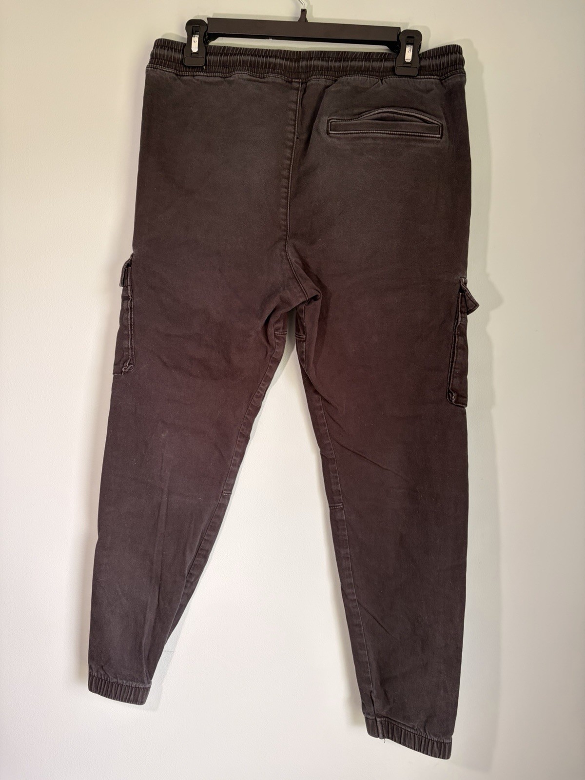 Hollister black skinny jogger pants, Men’s S, Urban, Athleisure, Cargo, Modern