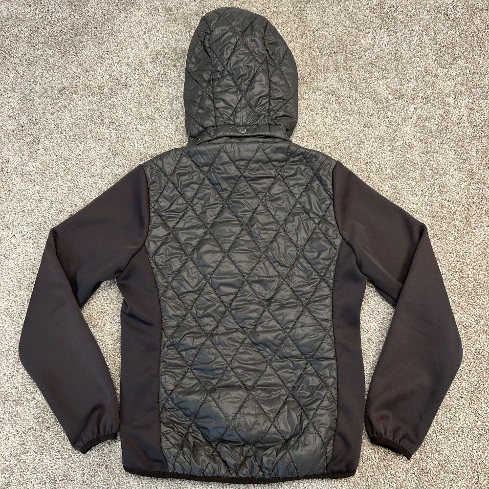 Mountain Horse Cristal Hybrid Jacket Women Size Medium Gray Hooded Full Zip