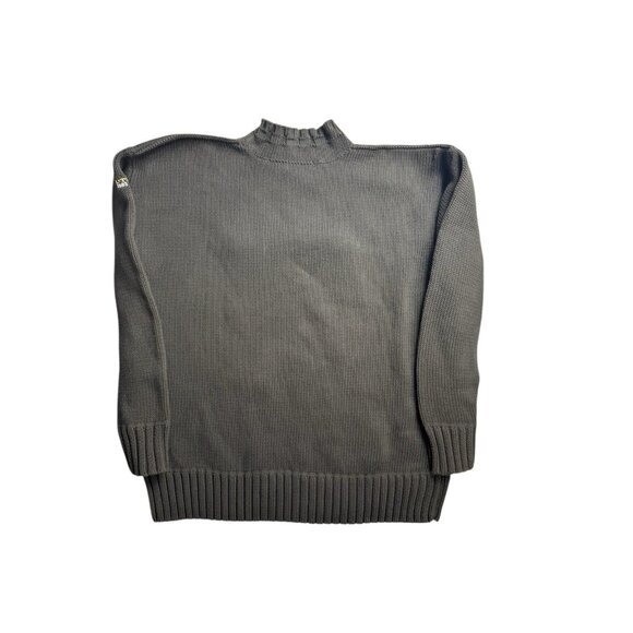 Vintage 90s Nautica Heavy Knit‎ Sweater Camo Deer Medium