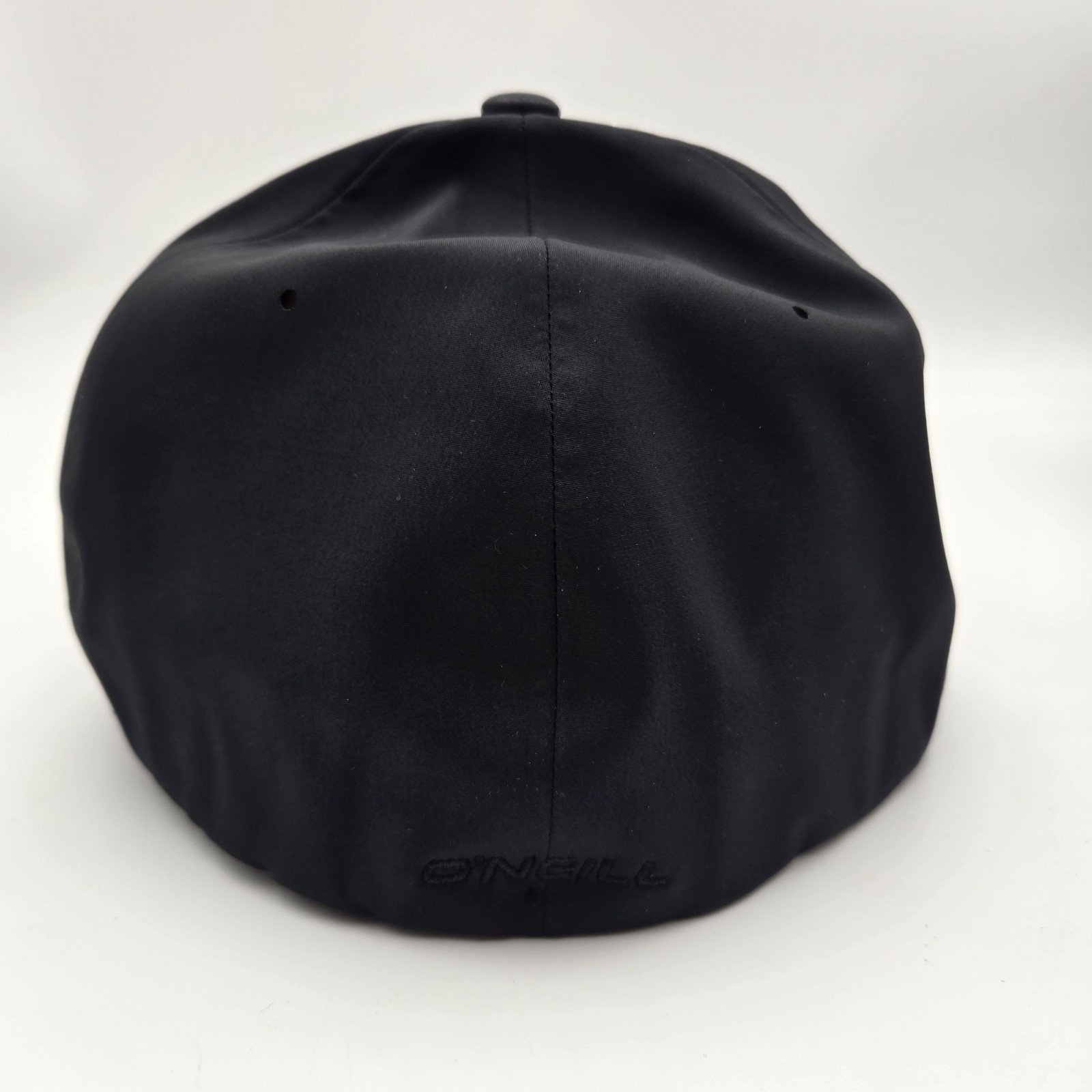 NEW O’Neill Flexfit Delta Fitted Hat Cap Mens Large/XL Black Stain Block Tech