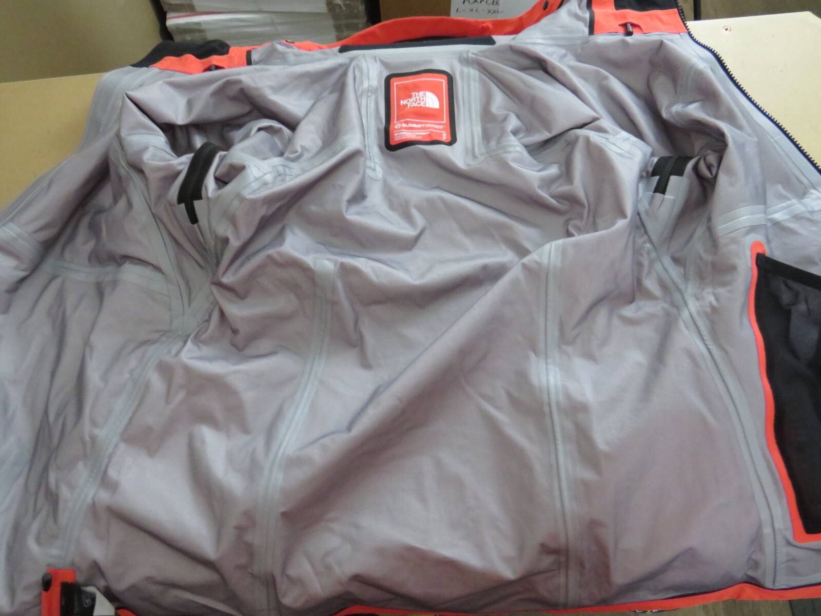 Womens The North Face Summit Chamlang FUTURELIGHT Ski Climbing Shell Jacket Oran