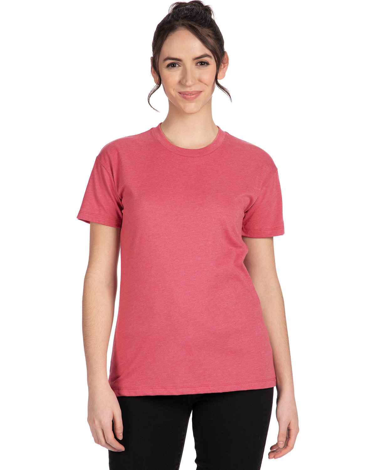 2 Pack Of Next Level Apparel Ladies Relaxed CVC Stylish Plain T-Shirt 6600