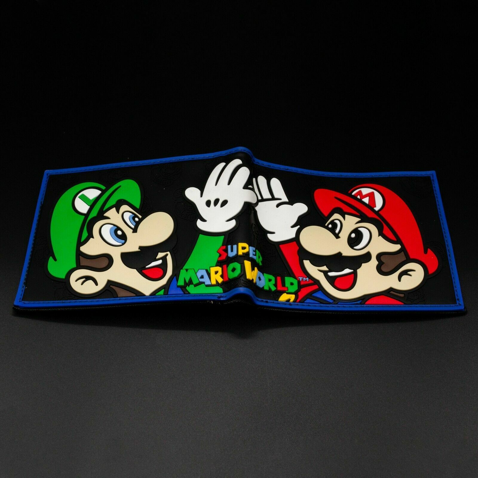 Cute Super Mario Bros Purse Short Bifold Fashion Leather Wallet S2