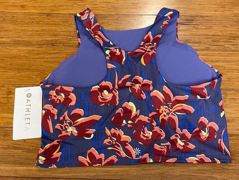 Athleta Conscious Crop Printed D-DD-Size S-NWT
