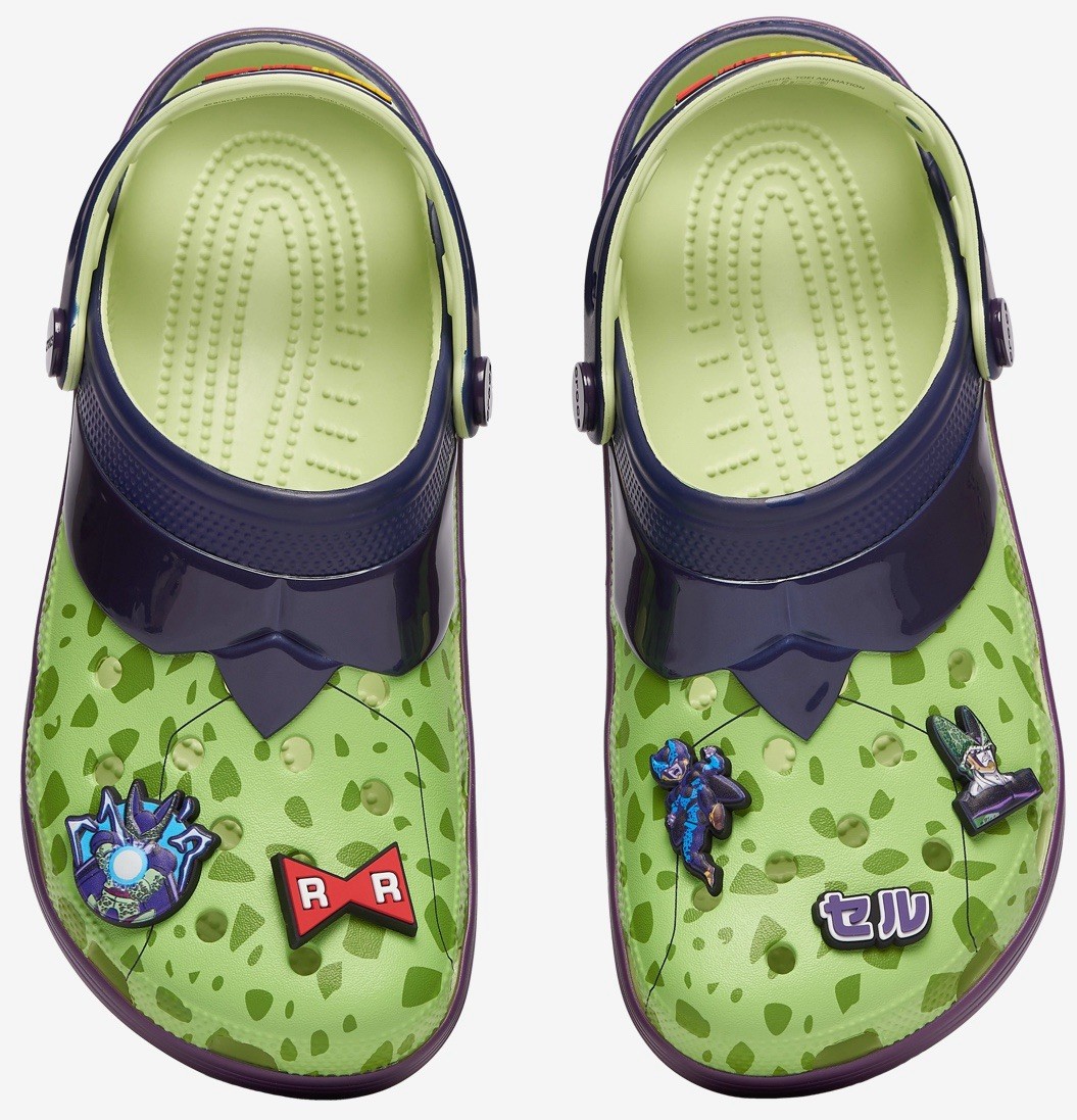 Crocs Classic Clogs Dragon Ball Z Cell Green Purple GS Size M10/W12 New With Box