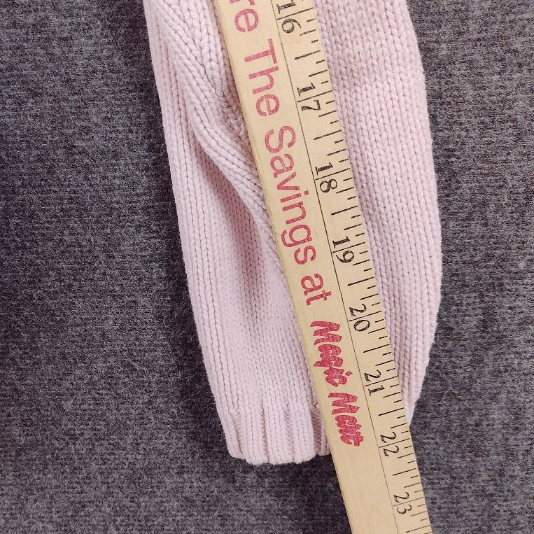 VTG IZOD Sweater Womens Small Preppy Pink Argyle V Neck 100% Cotton Long Sleeve